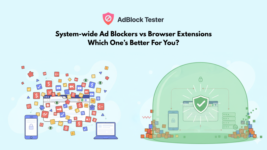 system wide ad blocker vs browser extension